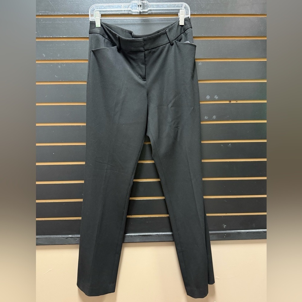 Express Editor Black Dress Pants Women’s Size 8R – Stretch Work Trousers